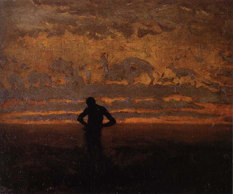 Thomas Eakins Landscape oil painting picture